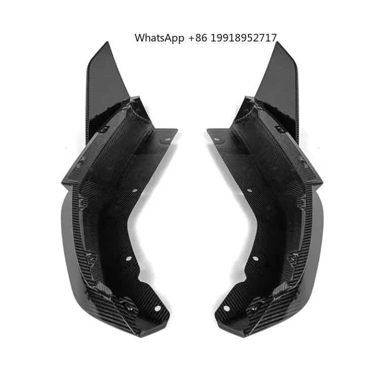 

Dry Carbon Fiber Rear Diffuser Corners for BMW G82 G83 M4 2021+ MP Style Rear Bumper Lip Wrap JJ949