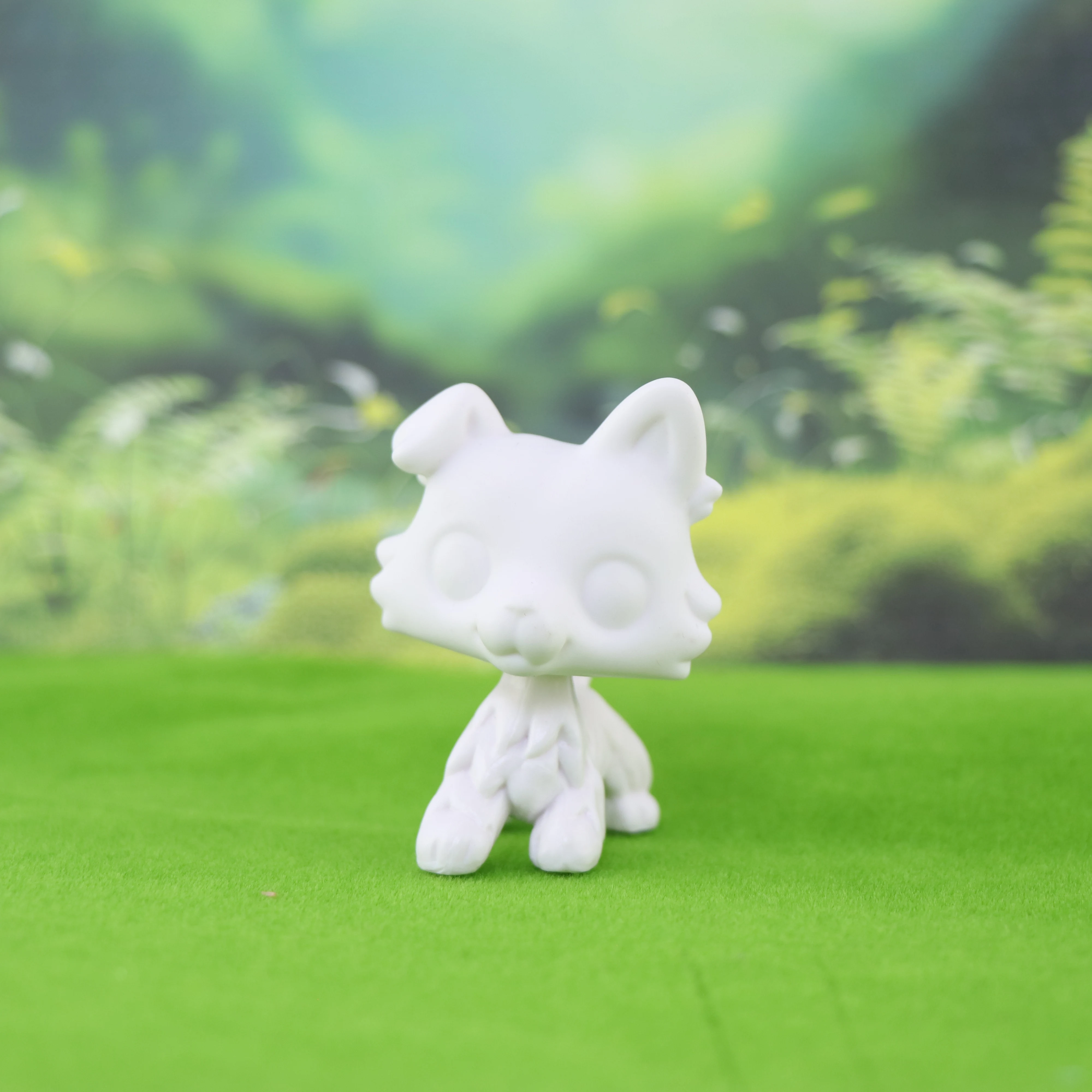 

LPS Mini Pet Shop Rare Pet Animal White Base Collie 010 DIY Paint Parent Child Interactive Toys