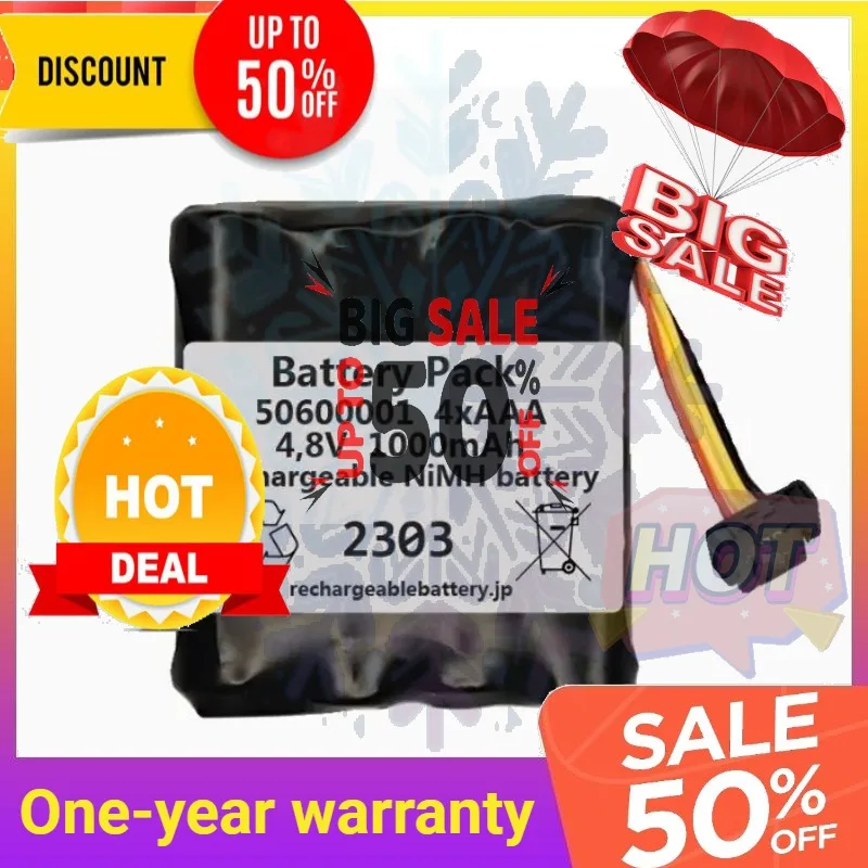 SWZY New 50600001 for OPTOMED SMARTSCOPE M5 Fundus Camera Battery 4.8V 1000mAh