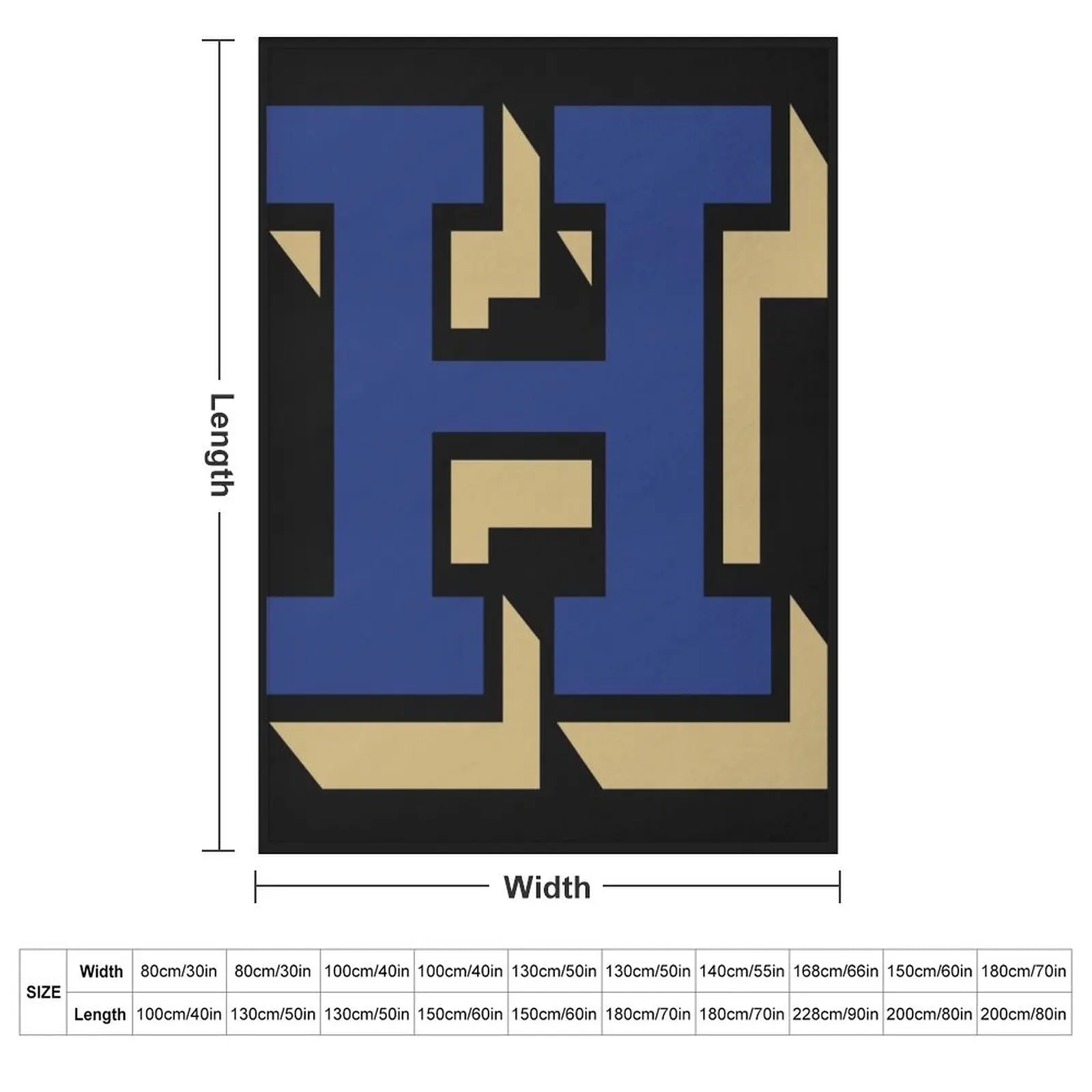 Hamilton College Continentals Throw Blanket Heavy Soft Beds Large Soft Plush Plaid Blankets