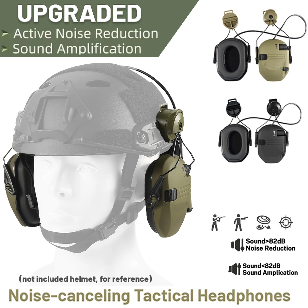 

Профессиональная тактическая электронная гарнитура для стрельбы, версия, охотничий пикап и шумоподавление, тактическая гарнитура