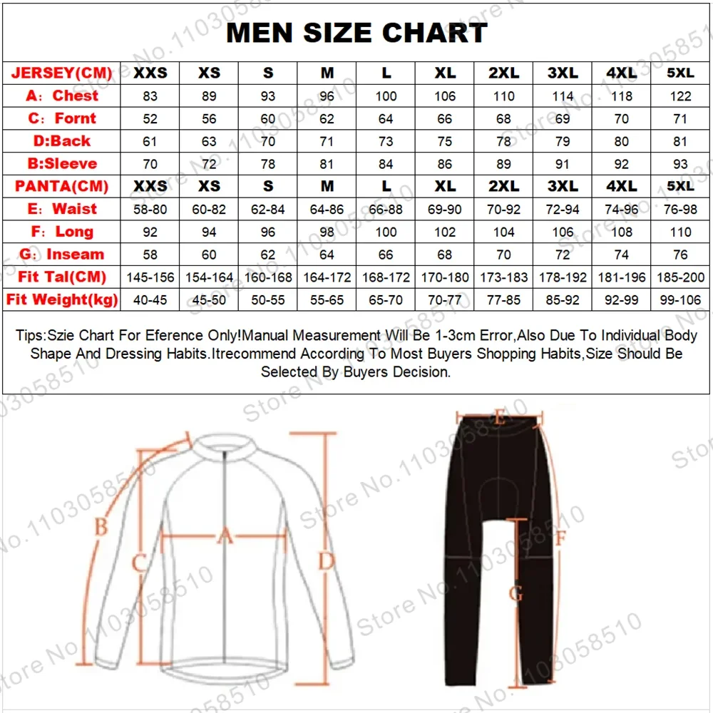 SIROKO Team Spring Long Cycling Jersey Sets Breathable Long Sleeve Spring New Men\'s MTB Bicycle Clothing Suits Roupa Ciclismo