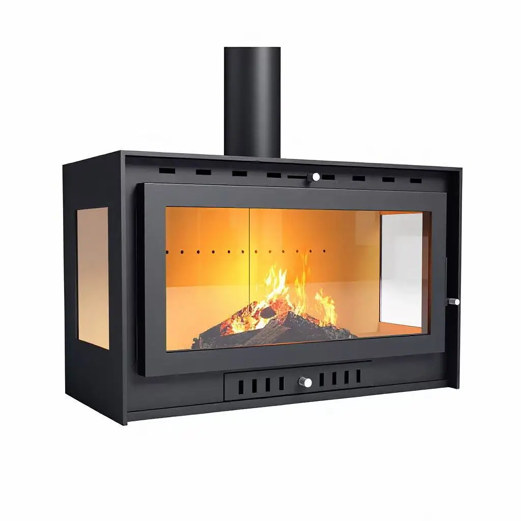High Efficiency Combustion Wood Fireplace Energy Saving Burning Stove Low Consumption Household Heater