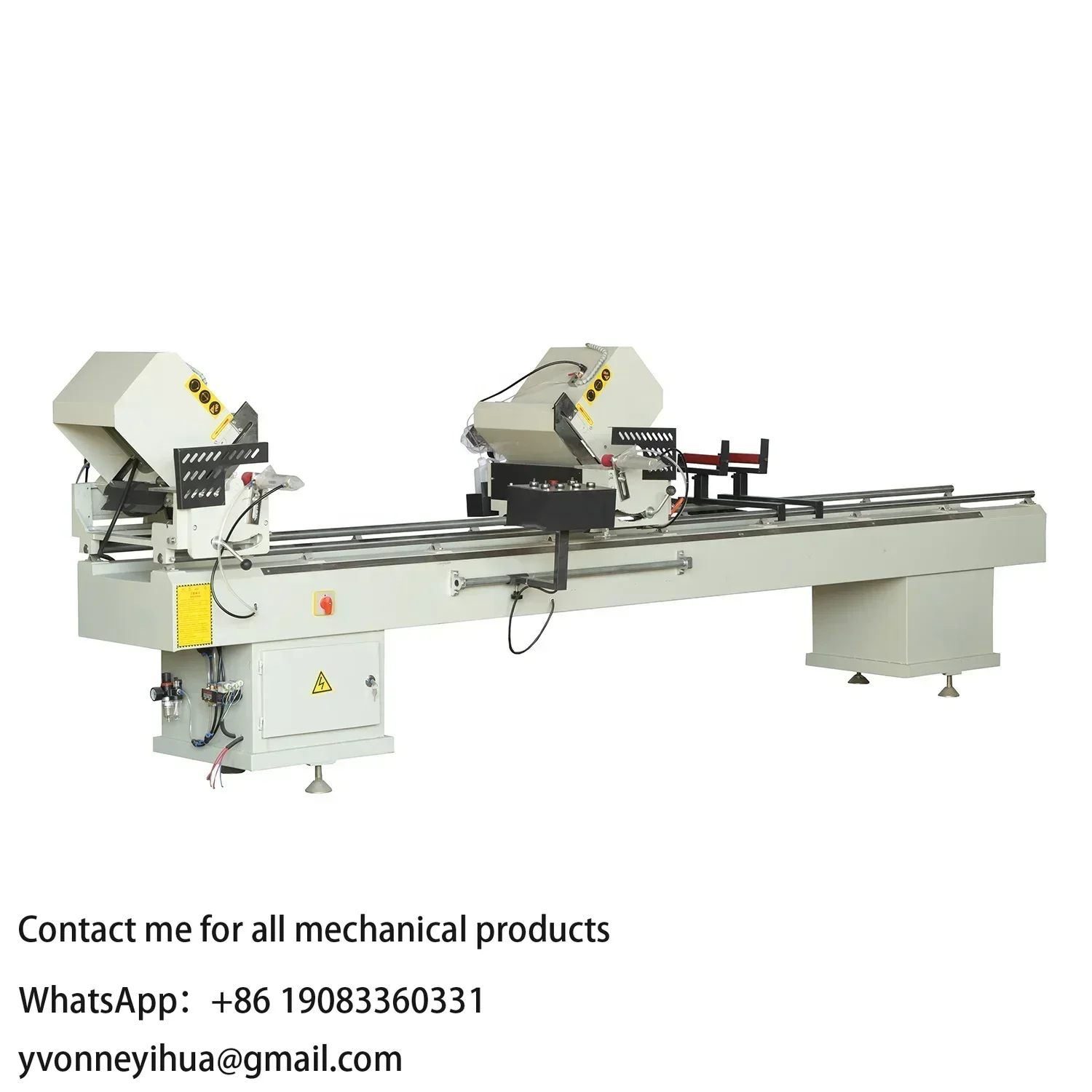 Double Head Aluminium and Upvc Cutting Saw for Pvc Windows and Doors Manufacturer