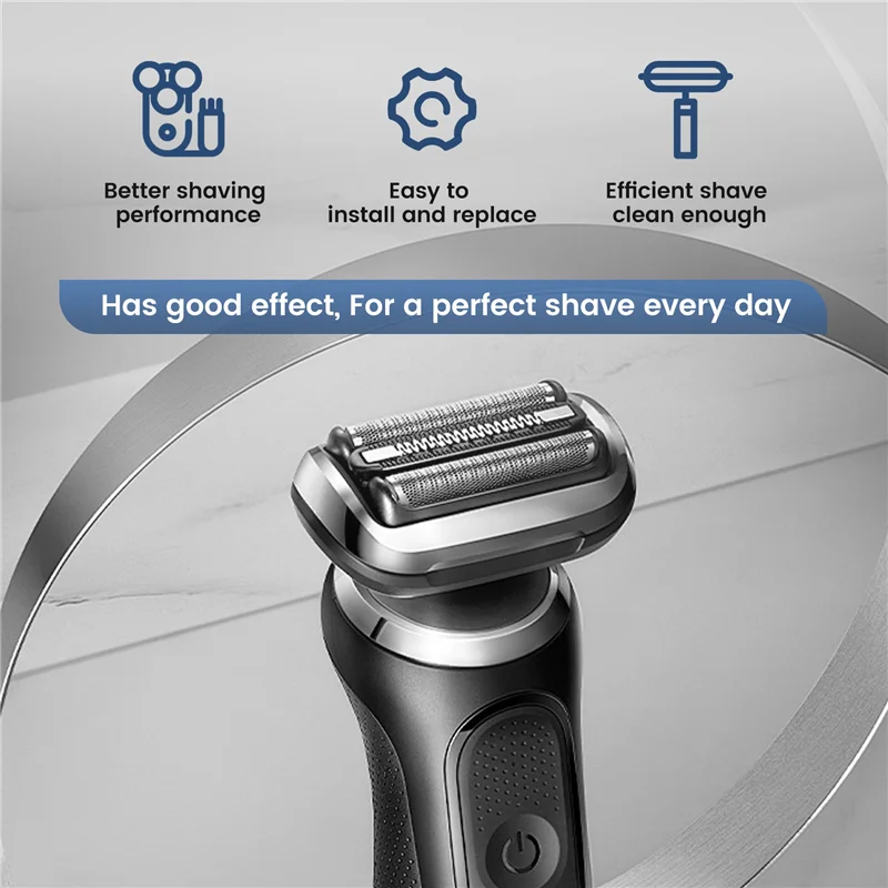 ABUD-Replacement Electric Shaver Head For Braun 3 Series 300S 301S 310S 320S 330S 340S 360S 380S 3000S