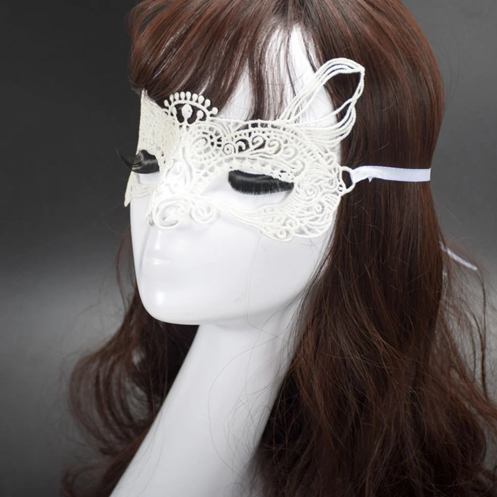 

Black Elegant Lace Eye Mask Hollow Half Face Party Mask Masquerade Carnival Halloween Costume Accessory