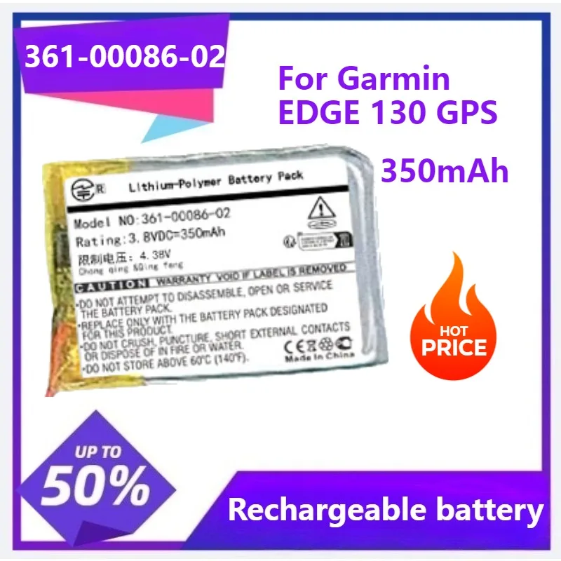 

361-00086-02 361-00043-00 Battery For Garmin Edge 130 For edge 520 500 200 205 520plus 820 Garmin EDGE 130 GPS 1000mAh
