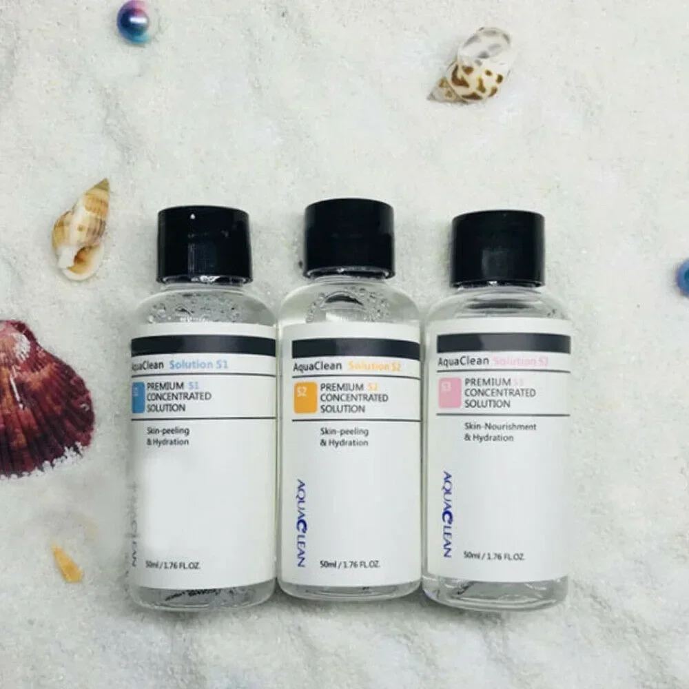 3 Stuks Premium S1 S2 S3 Geconcentreerde Peeling Oplossing Aqua Oplossing Vloeibare Reiniging Rimpel Verwijderen Gezichtsverzorging Serum