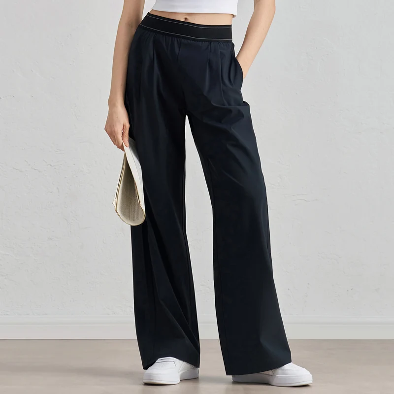 

Lightweight Wide Leg Trousers Yoga Pants for Women High Waisted Loose Casual Lounge Travel Work Sweatpants Women