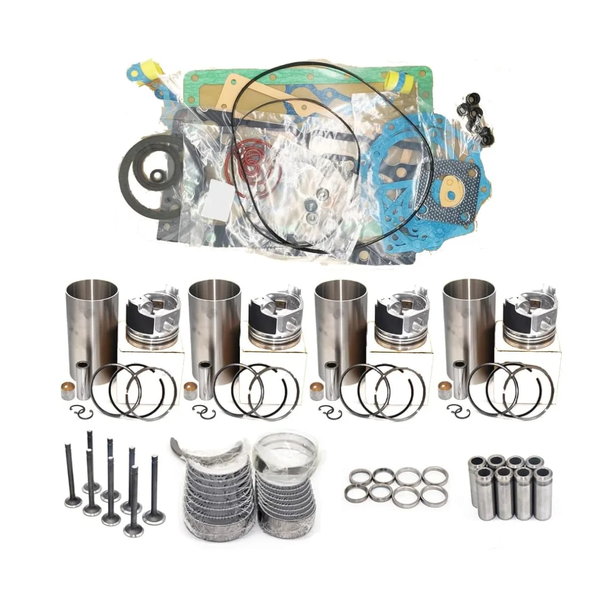 

Комплект для капитального ремонта XCWoOshop 4FE1: поршень 8-94619-747-1, комплект прокладок гильзы 8-94619-747-1 для Isuzu 4FE1, модели TA290, TA320, TL2900