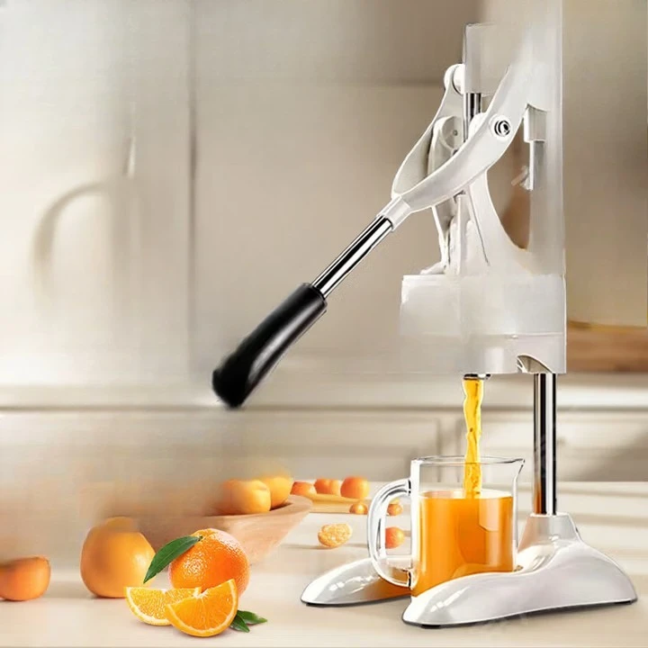 

Lemon orange juice press Commercial hand pressure stand artifact