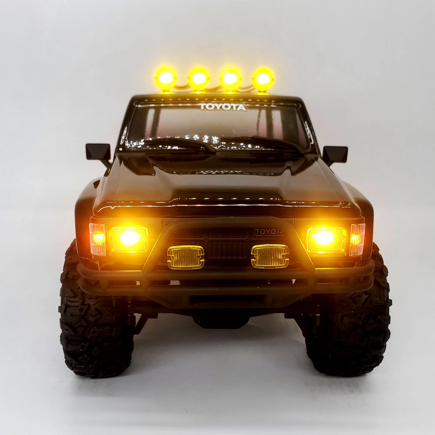 LED Roof Light Dome Light Set For HPI Venture 18 Brushed Climbing Car 1/18 1985 Hilux SR5 RC Car Upgrade Parts