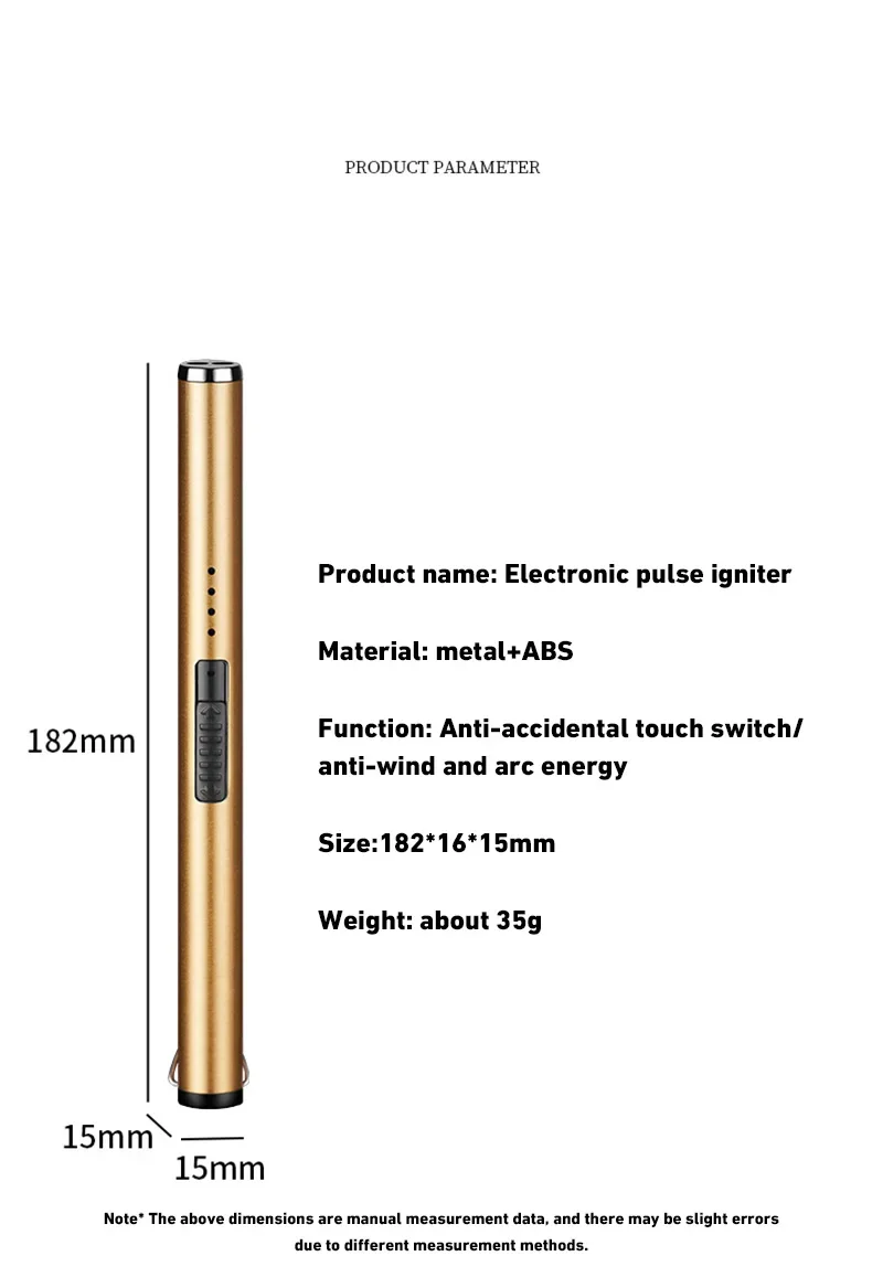 Nieuwe Outdoor Draagbare Pulse Igniter Gasfornuis Kaars Bbq Koken Keuken Dubbele Boog Aansteker Usb Elektronische Aansteker