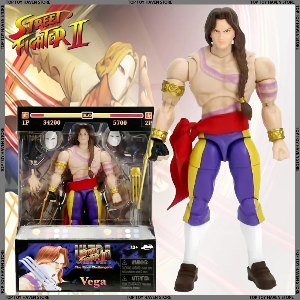 

Original Jada Toy Street Fighter Balrog Vega Anime Figure The Final Challengera Vega Action Figure Street Fighter Toys Model