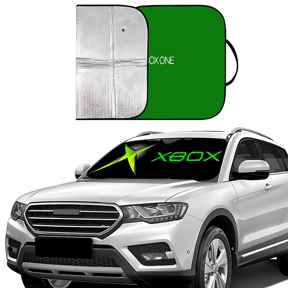الألعاب X-XBox سيارة ظلة الزجاج الأمامي نافذة أمامية قناع 70x130 سنتيمتر الشمس قناع الشمسية حماية منقوشة هدية الجدة سيارة #2