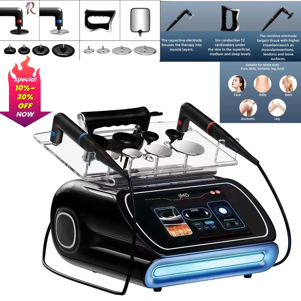 Desktop Indiba Monopolar Radiofrequencia 448k Cet Ret Tecar Therapy Machine Pain Relief SPA Beauty Skin Rejuvenation Machine
