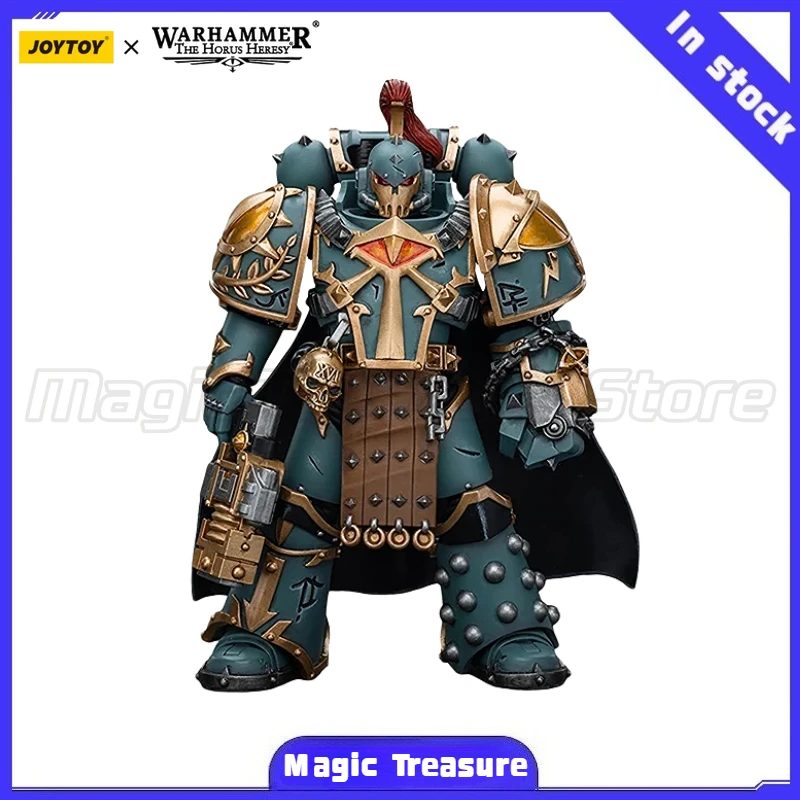 

【MT】JOYTOY 1/18 Action Figure Warhammer 40k Sons of Horus Legion Praetor with Power Fist Modelo Militar Brinquedo