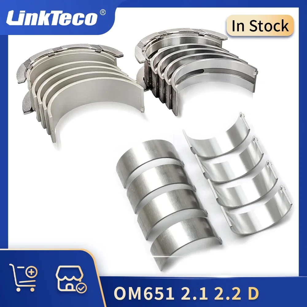 Crankshaft Main Connecting Rod Bearing Set 2.1 2.2 L4 Diesel OM651 For MERCEDES-BENZ E-CLASS GLA-CLASS GLC GLE 2.1L 2.2L 2143ccm