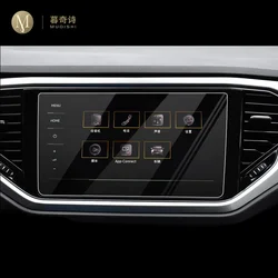For Volkswagen T-Roc 2018-2022 Car center console LCD screen tempering glass protective film Anti scratch glass film accessories