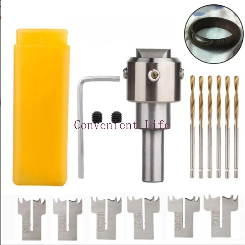 L1EE Woodworking Milling Cutter Beading Router Bit Set Accessories For Rings & Peace Buckle Carving, Craftsmanship Steel Tool