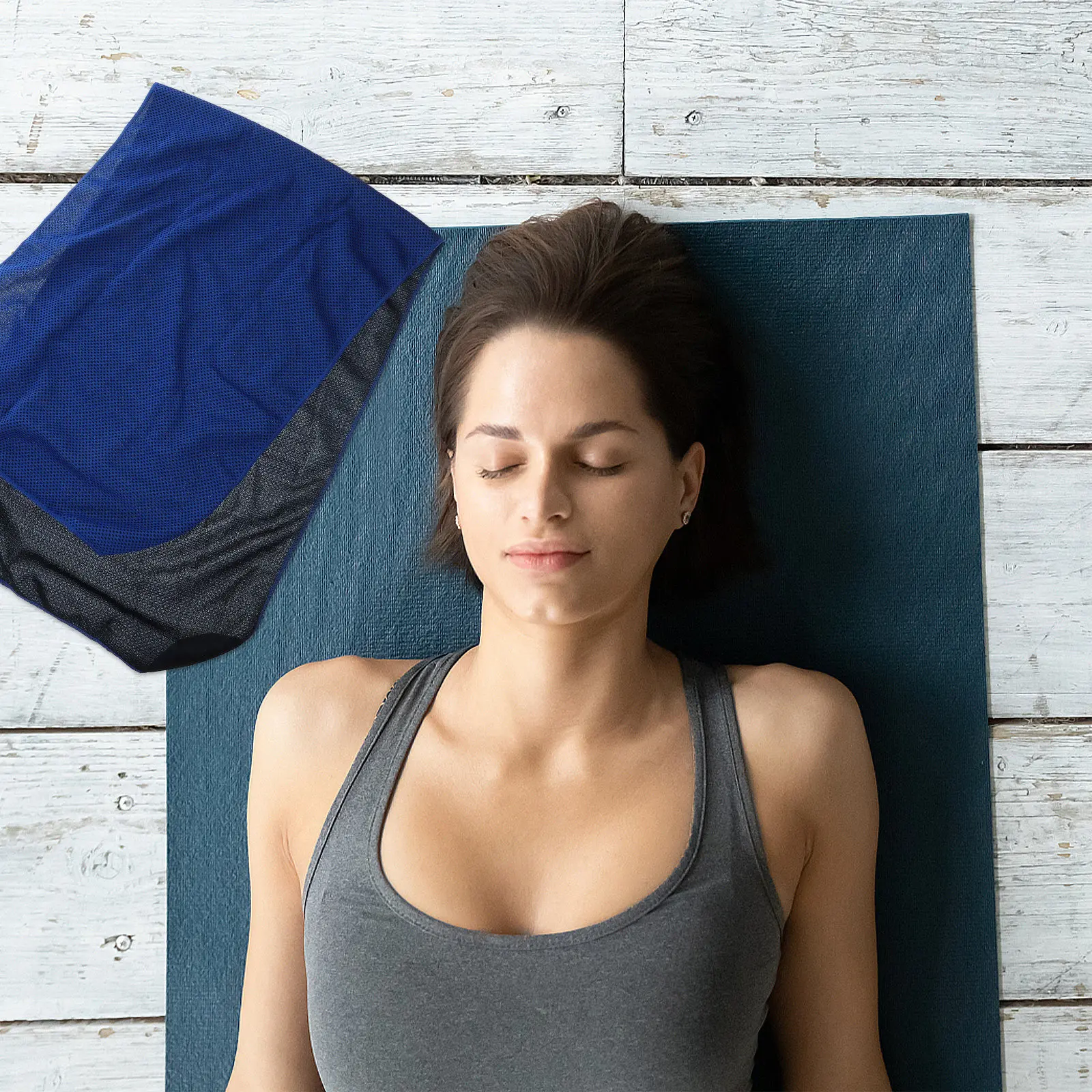 

4Pcs Cooling Towel High Absorption Quick Dry Fabric Towel for Sports Travel Beach Yoga Hiking Outdoor Activities