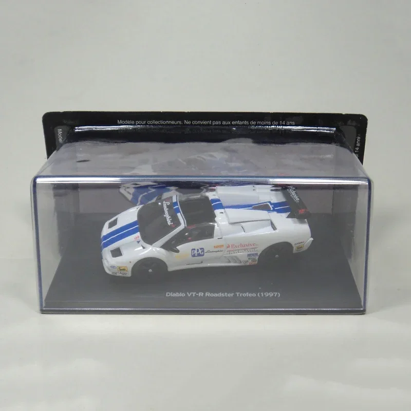 Diecast ixo escala 1:43 lamborghini diablo VT-R 1997 simulação clássico nostalgia modelo de carro brinquedo colecionável presente lembrança exibição