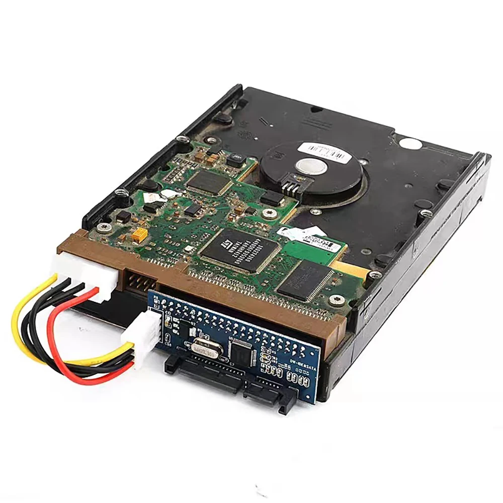 IDE إلى SATA تحويل محول 3.5 بوصة القرص الصلب DVD IDE محرك الأقراص الضوئية كاتب الأقراص المضغوطة توصيل الكمبيوتر المكتبي مع منفذ SATA VCR المتوازي