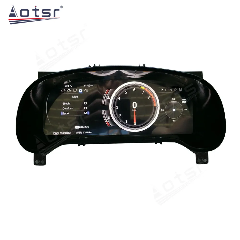 

Цифровой кластер для Lexus RX RX300 RX330 RX350 RX400 2018-2021, приборная панель, виртуальный кабинет, инструмент, автоматический измеритель скорости, экран Ai