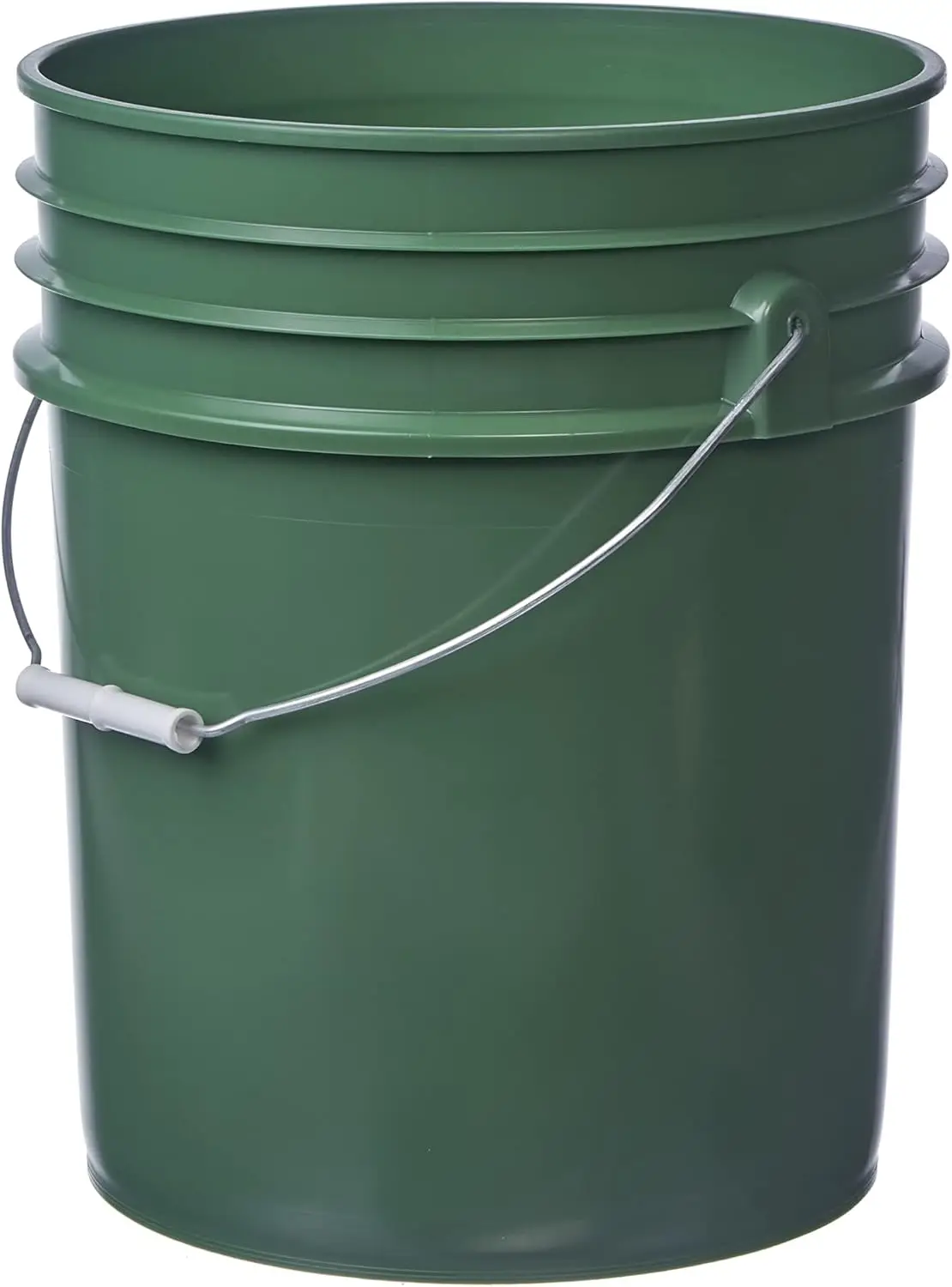 5 Gallon (3 Pack) Bucket Pail Container with Gamma Seal Lid, Food Grade BPA Free HDPE, Green