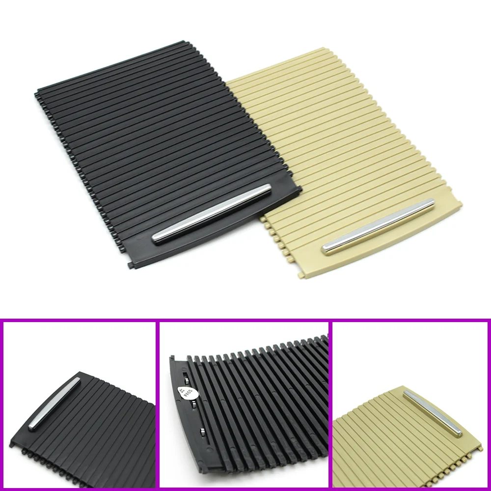 E92 E93 Car Accessories Rear Seat Central Storage Box Rolling Cover Water Cup Holder Cover For BMW 2006-2013 51166963913