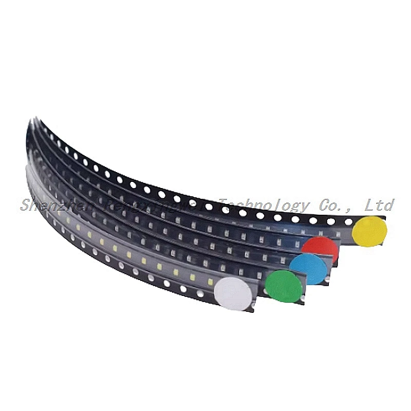 Diode électroluminescente SMD LED, rouge, jaune, vert, blanc, bleu, bonne qualité, 4000 pièces, 3000 pièces, 2000 pièces, 0402 pièces, 0603 0805 1206 3528