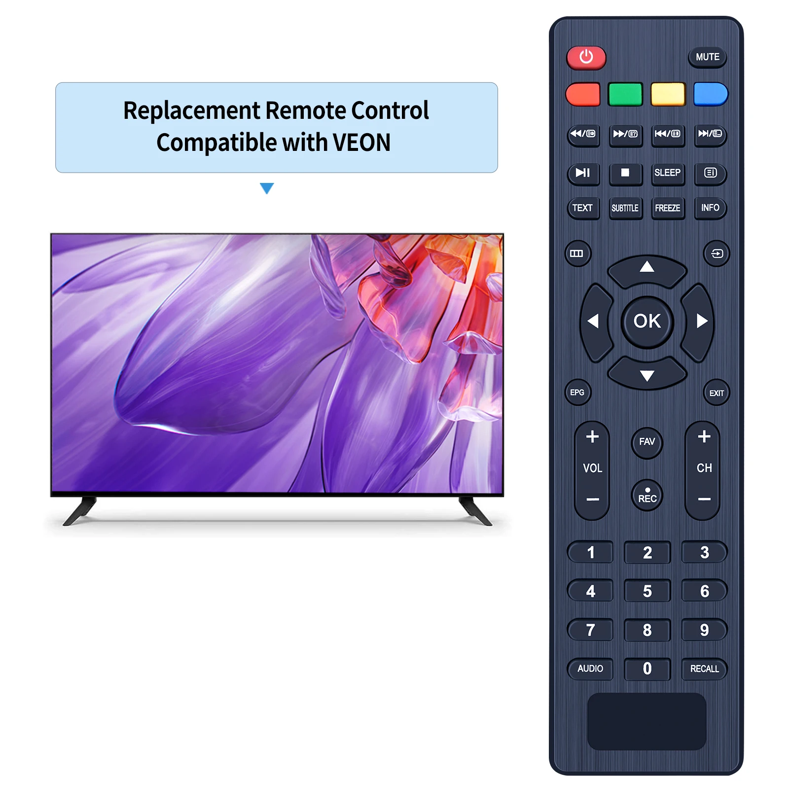 جهاز تحكم عن بعد جديد لـ VEON AWA 0800 883 301 MSDV 296805 ، MSDV2968-05