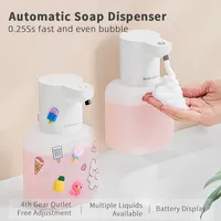 1PC Wall Mounted Automatic Soap Dispenser Foam Smart Hand Washing Machine 500ml Liquid Rechargeable Bathroom Induction Sensor
