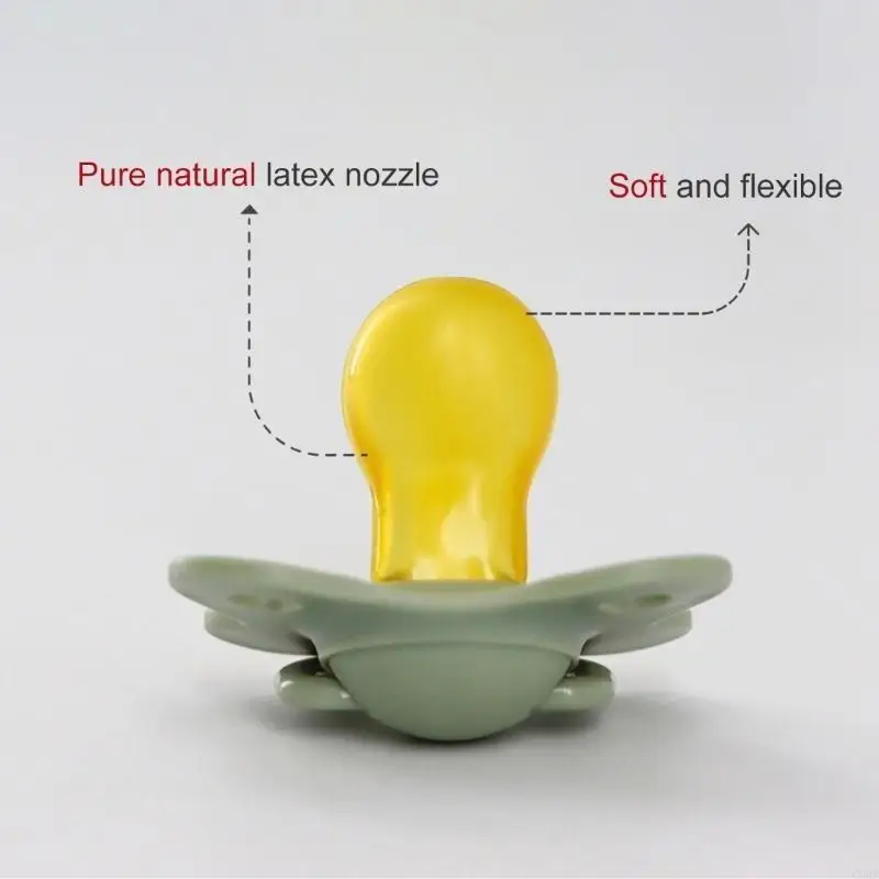 

CORB Newborn Soother Silicone Baby Nipple with Handle Baby Dummy Pacifier