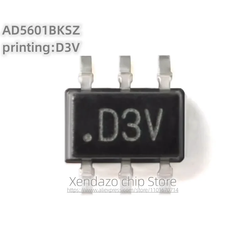 10pcs/lot AD5601BKSZ-REEL7 AD5601BKSZ Silk screen printing D3V SOT-363 package 8 bit analog-to-digital converter (DAC) chip