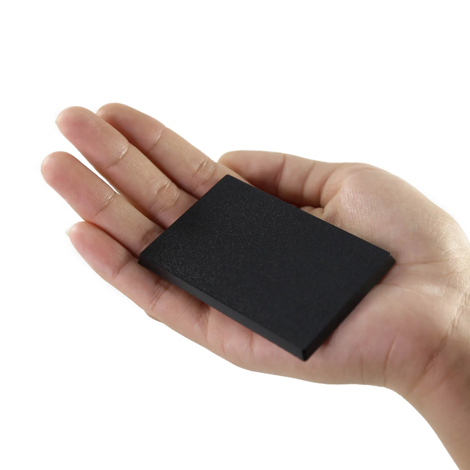 Evemodel 30pcs 50mmX75mm Rectangle Bases Plastic Black Miniature for Wargames MB5075