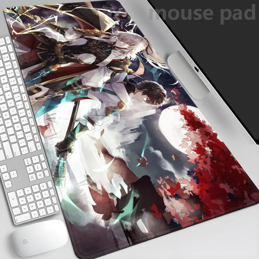 

1pc Honkai Star Rail Jing Yuan Mouse Mat Desk Mat With Pad Gaming Accessories Prime Gaming XXL Keyboard Pad