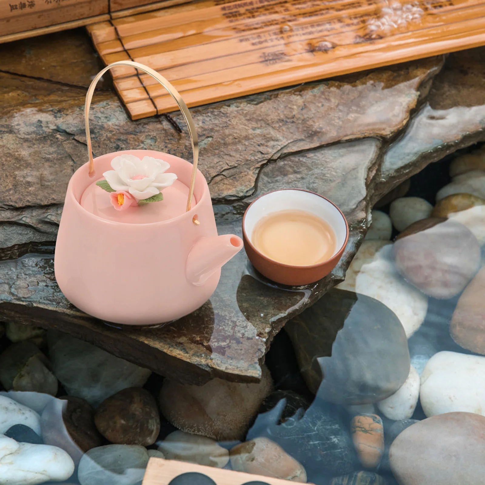 

Керамическая плита, чайник с цветочным дизайном, прочный чайник, термоудерживающая плита, чайник, винтажный декоративный чайник, керамический чайник