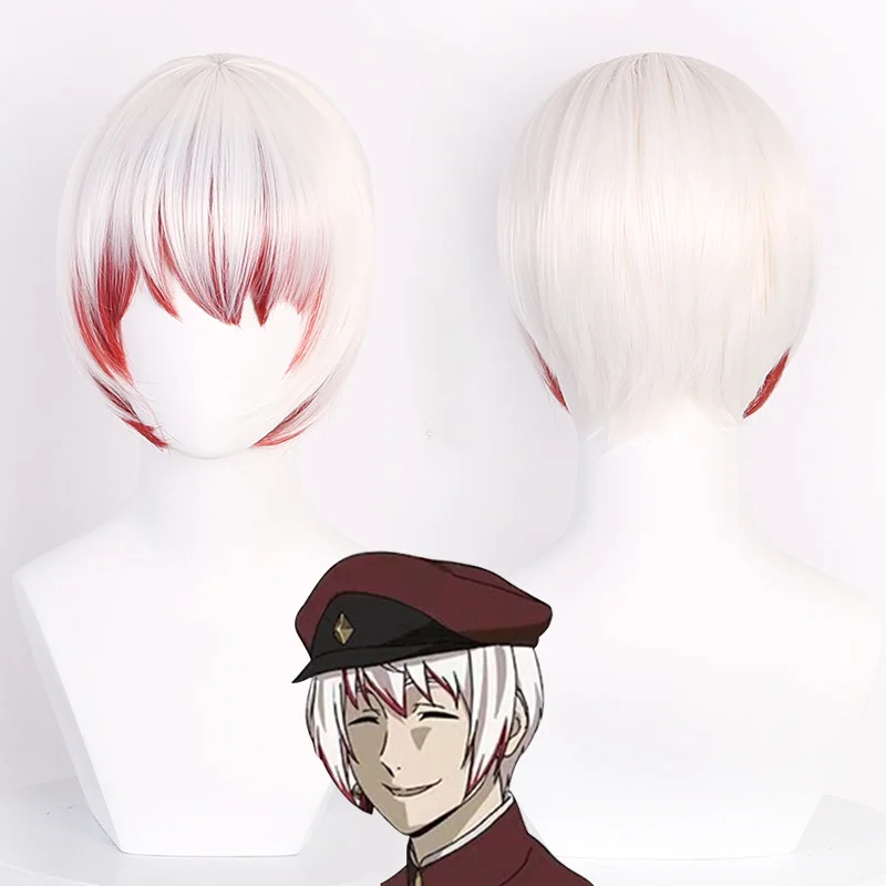 ! Saigiku Jono Cosplay Wig Anime Bungo Stray Dogs Tetcho Suehiro Gradient Wig Heat Resistant Synthetic Cosplay Anime Wigs