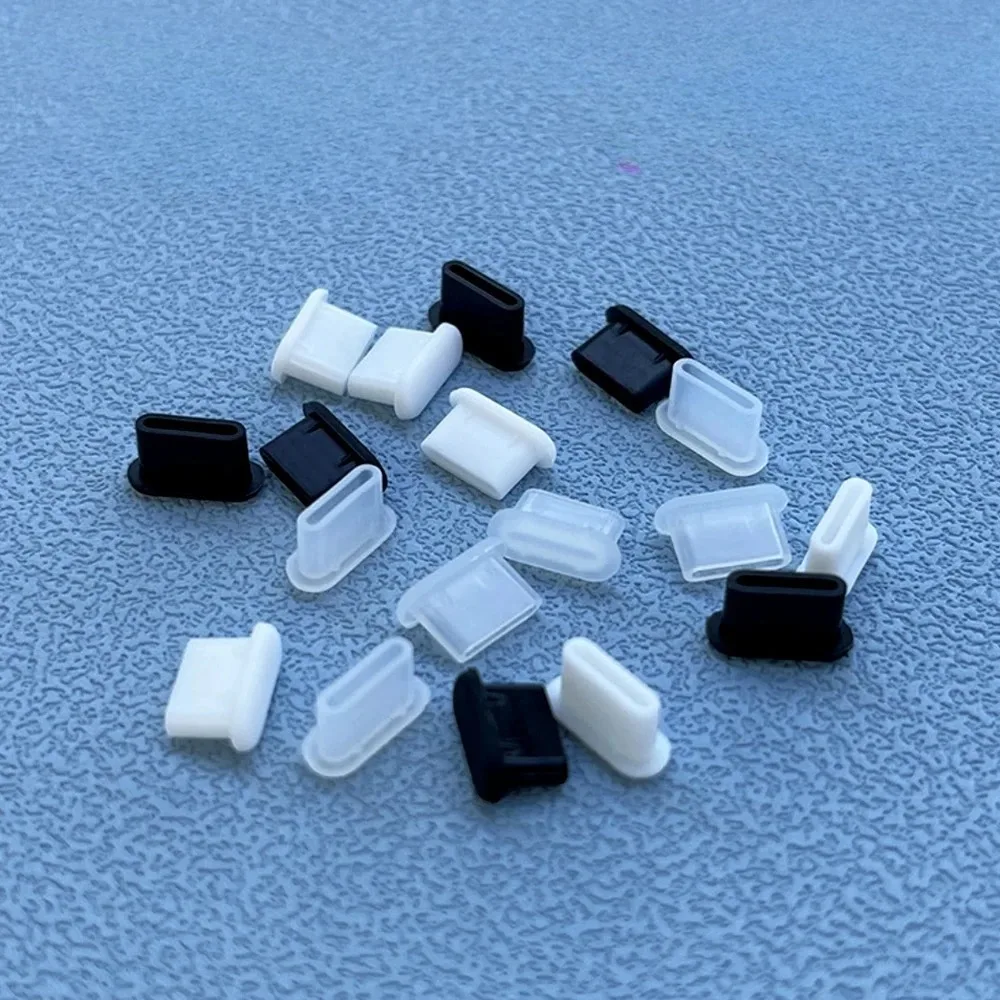 

10PCS Type-C Silicone Dust Plugs Phone USB Charging Port Protector Cover Type C Anti-dust Cap for Samsung Xiaomi Huawei