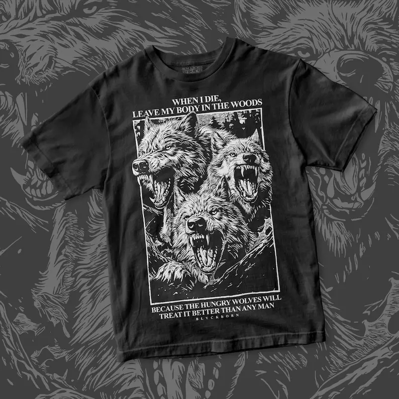 Leave My Body In The Woods Cotton shirt