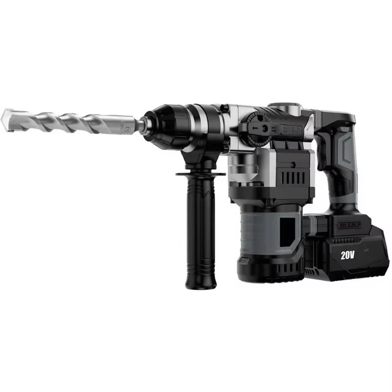 18V Impact Cordless Demolition Hammer Crusher DIY Grade Concrete Electric Industrial Jack Hammer Drill