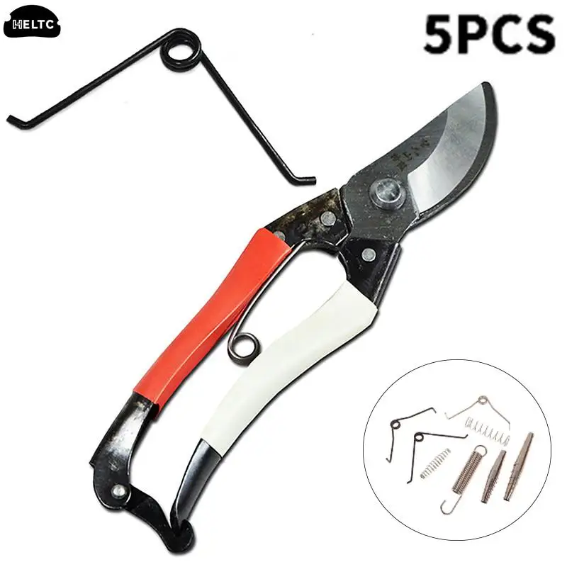 5PCS Pruning Shears Spare Spring Set Garden Spring for Pruning Shears Grafting Scissors Components Scissors Spring Part Tools