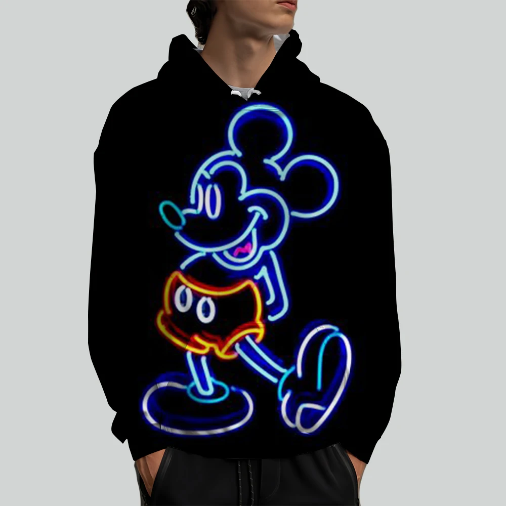 

Mickey Mouse Men's Hoodie Disney Boys Girls Pullover 3D Printing Oversized Pullover Men Women Hoodie Fashion Clothing