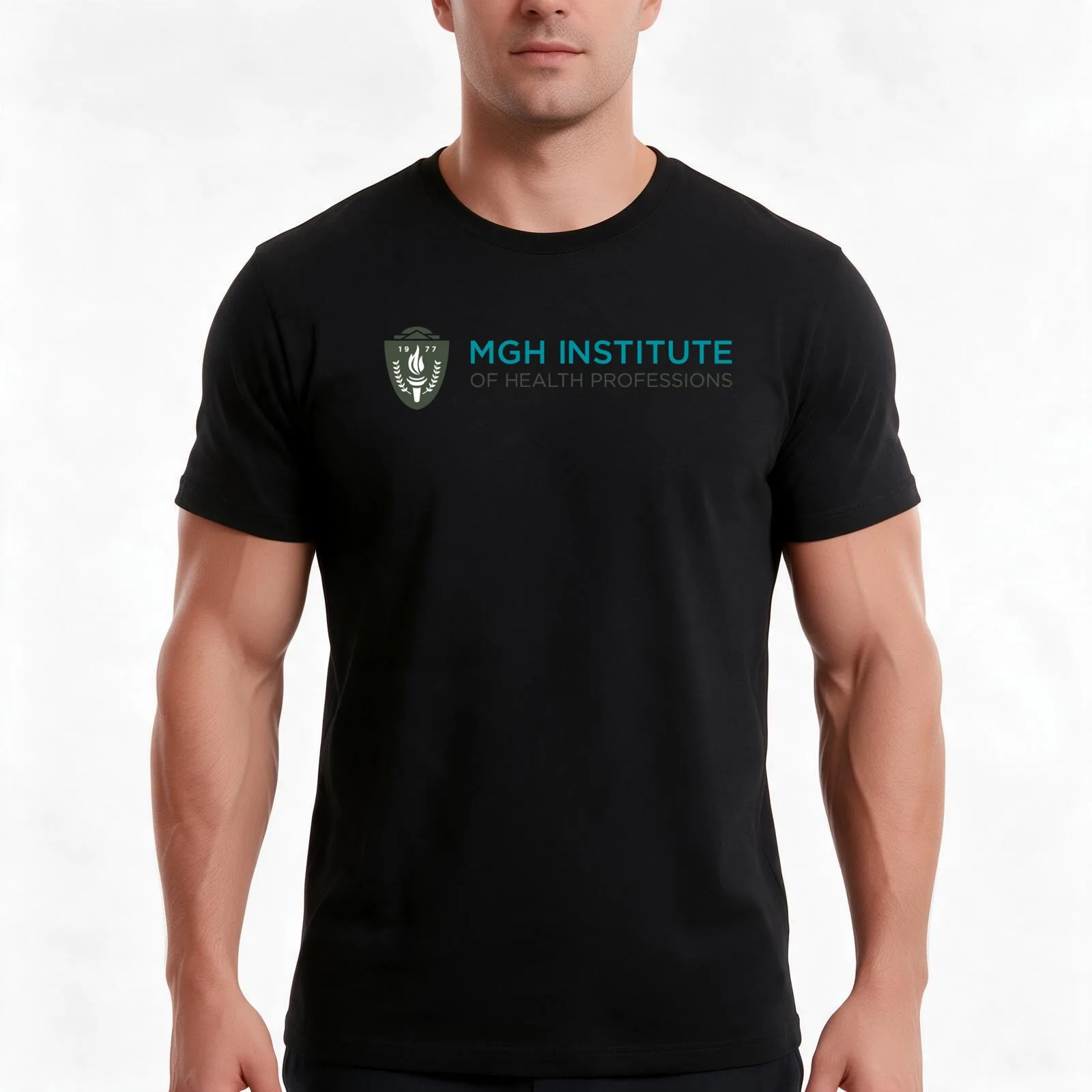 MGH Institute of Health Professions T-Shirt, Summer Casual Cotton Tee, Oversized Streetwear Tops, Vintage Graphic Print