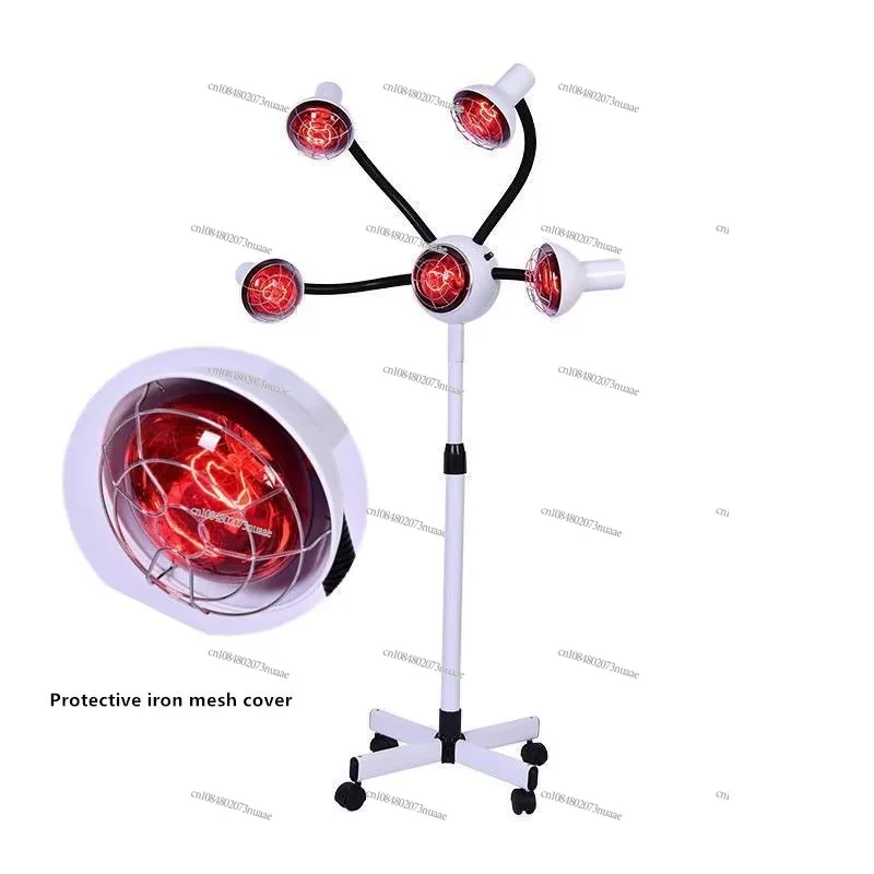 Beauty Therapy Infrared Heating Lamp Hair Drying Machine Salon Five-Head Drying Lamp