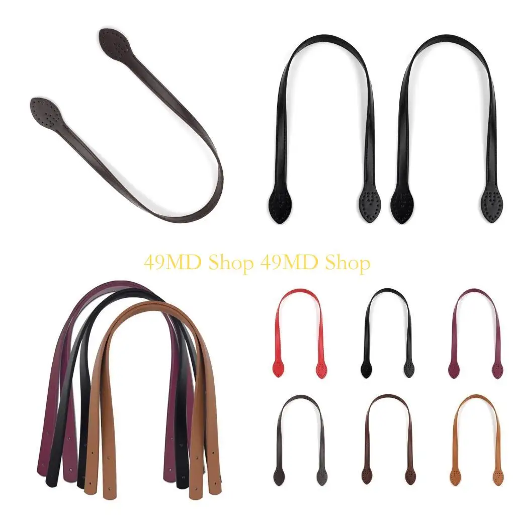 

49MD Shoulder Bag Strap Handcraft Bags Armpit Bag Shoulder Belt Leather Strap 1 Pair