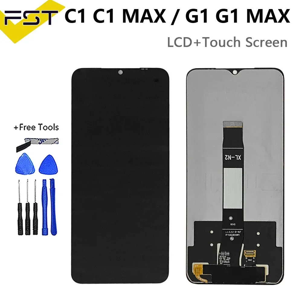 Oryginalny testowany pod kątem UMIDIGI C1 C1 MAX wyświetlacz LCD zespół ekranu dotykowego czujnik LCD do Umidigi G1 G1 MAX wymiana wyświetlacza LCD