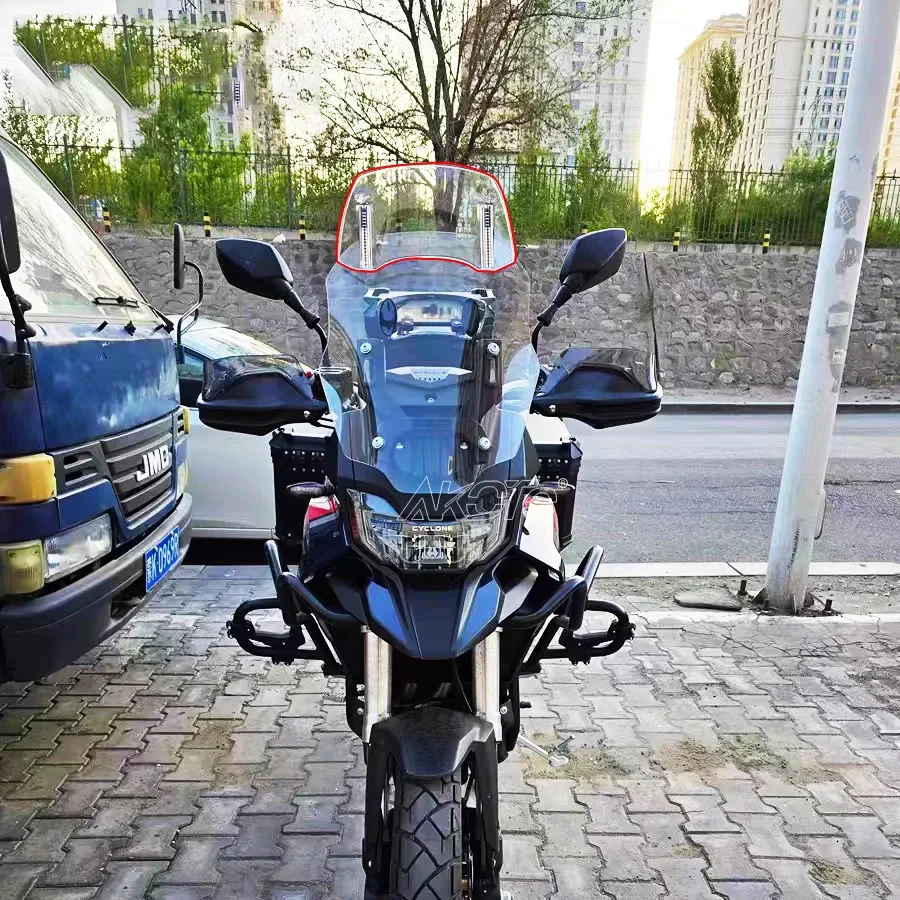 【Precise Fit】Motorcycle Lift Heighten Adjustable Small Windshield Modification Fit KOVE 525X 500X 400X 800X
