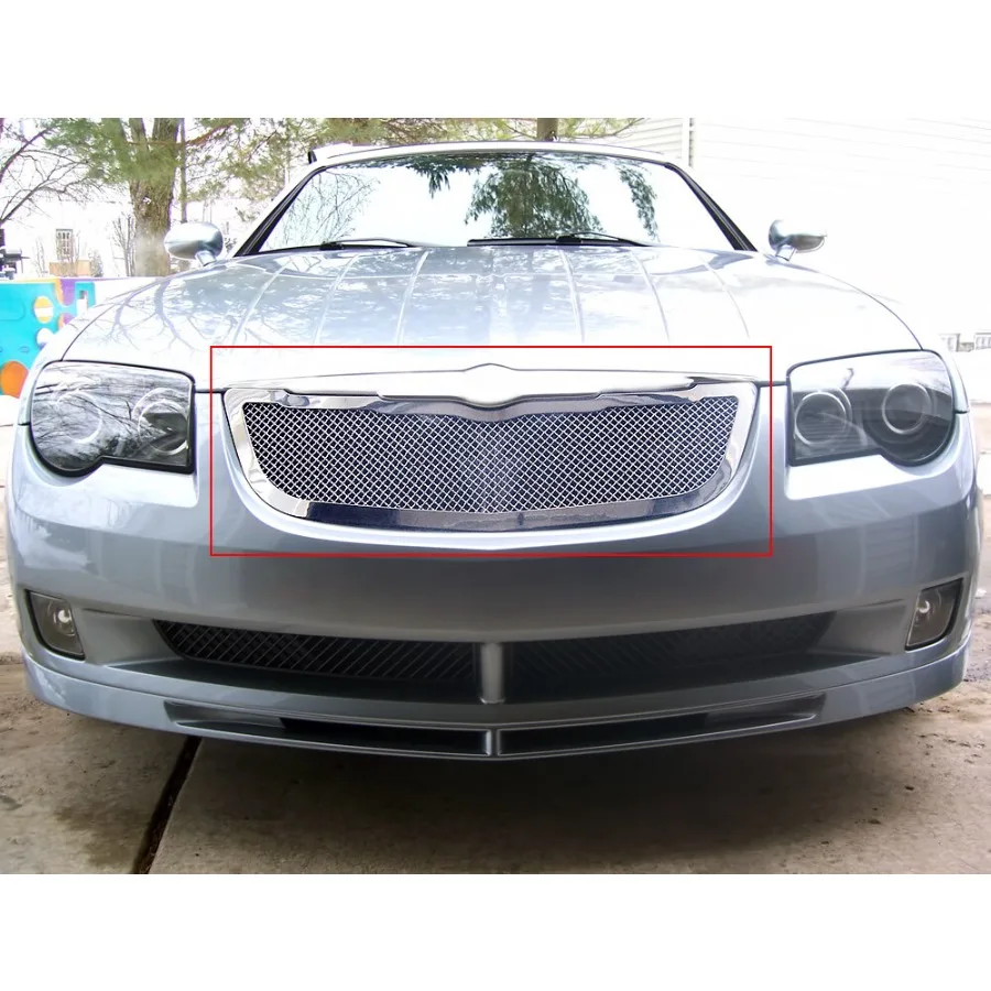 

Для Chrysler Crossfire 2004-2008 годов, верхняя хромированная сетчатая вставка из нержавеющей стали